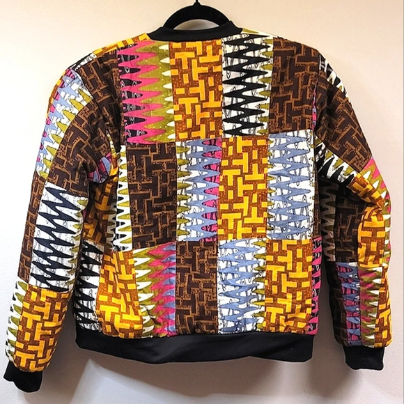 C - Fila Mav bomber quilted patch jacket - Picture 2 of 5